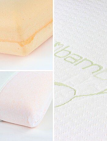 Oreiller ASCONA mousse à mémoire de forme Viscose de soja
