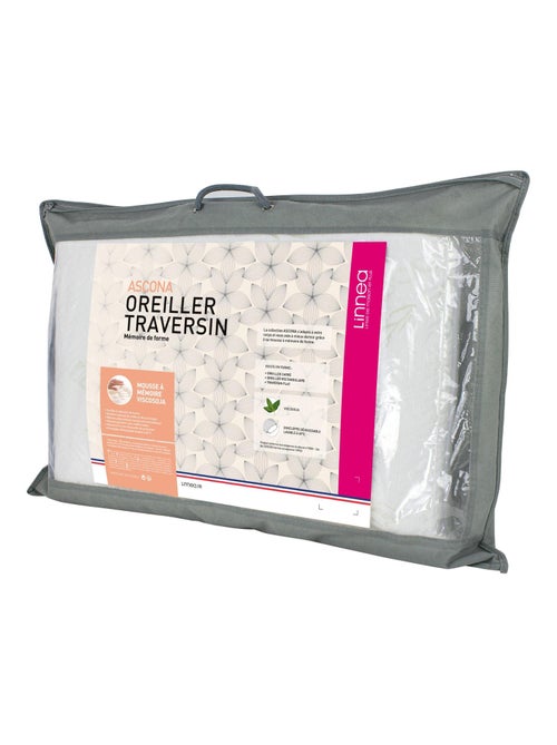 Oreiller ASCONA mousse à mémoire de forme Viscose de soja - Kiabi Oreiller ASCONA mousse à mémoire de forme Viscose de soja - Kiabi