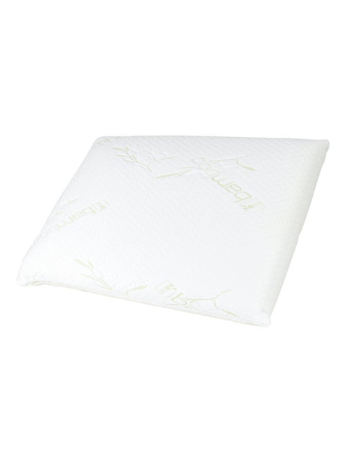 Oreiller ASCONA mousse à mémoire de forme Viscose de soja - Kiabi Oreiller ASCONA mousse à mémoire de forme Viscose de soja - Kiabi