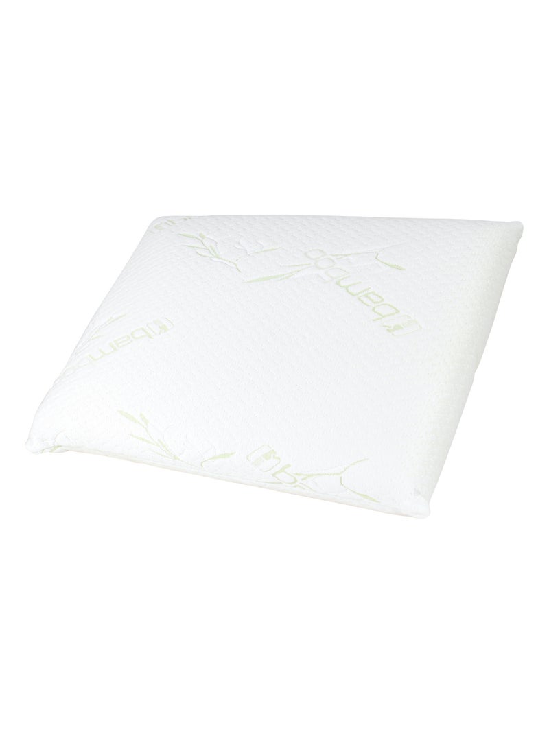 Oreiller ASCONA mousse à mémoire de forme Viscose de soja Blanc - Kiabi