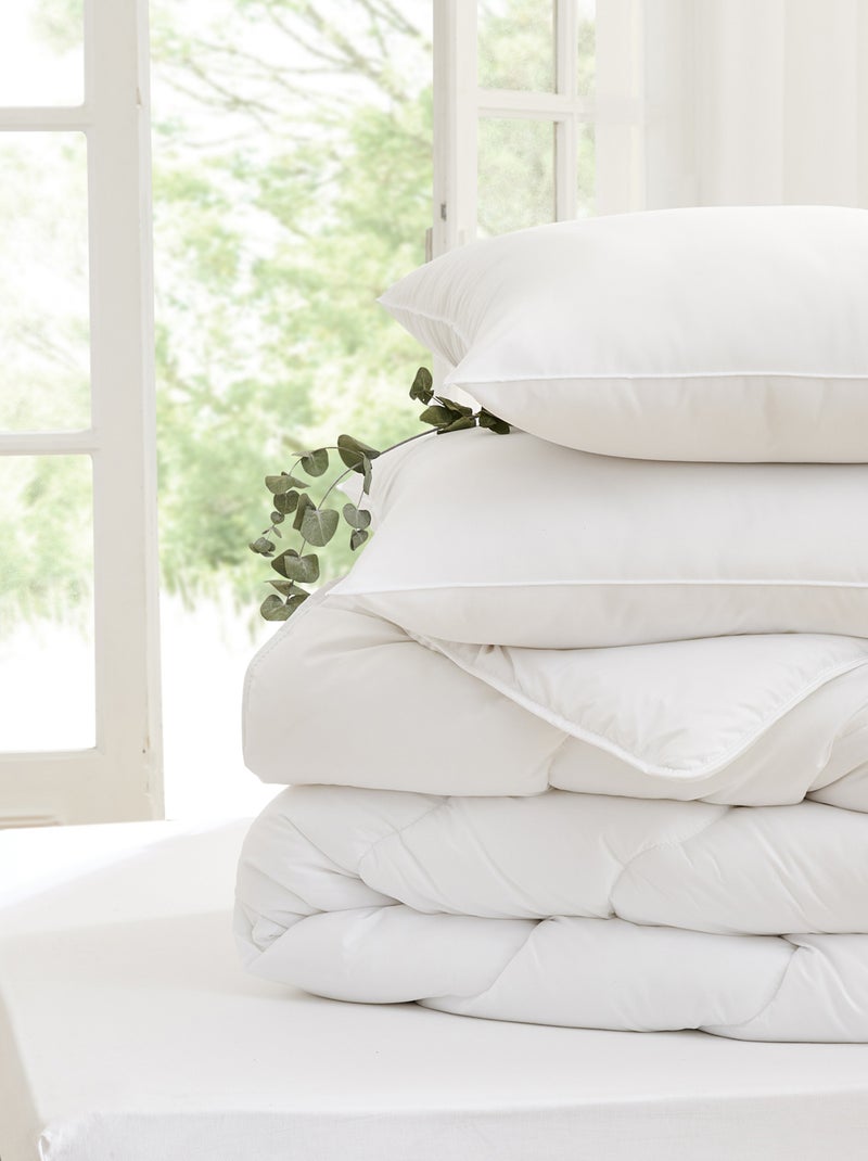 Oreiller au confort souple Blanc - Kiabi