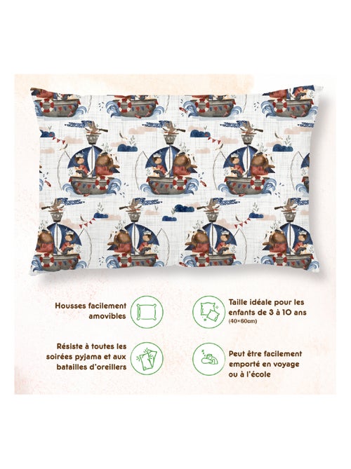 Oreiller avec taie inclus - Coton OEKO-TEX | SUPERBE BEBE - Kiabi
