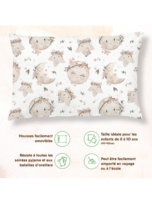 Oreiller avec taie inclus - Coton OEKO-TEX | SUPERBE BEBE - Kiabi Oreiller avec taie inclus - Coton OEKO-TEX | SUPERBE BEBE - Kiabi