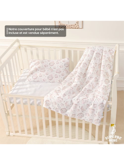 Oreiller avec taie inclus - Coton OEKO-TEX | SUPERBE BEBE - Kiabi Oreiller avec taie inclus - Coton OEKO-TEX | SUPERBE BEBE - Kiabi