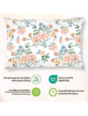 Oreiller avec taie inclus - Coton OEKO-TEX | SUPERBE BEBE