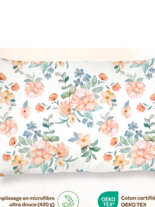 Oreiller avec taie inclus - Coton OEKO-TEX | SUPERBE BEBE - Kiabi