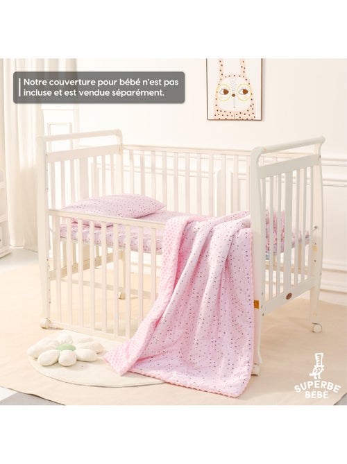 Oreiller avec taie inclus - Coton OEKO-TEX | SUPERBE BEBE - Kiabi Oreiller avec taie inclus - Coton OEKO-TEX | SUPERBE BEBE - Kiabi