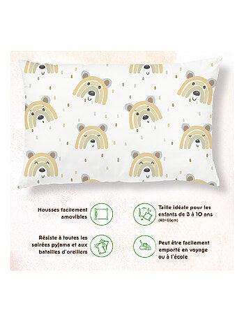 Oreiller avec taie inclus - Coton OEKO-TEX | SUPERBE BEBE