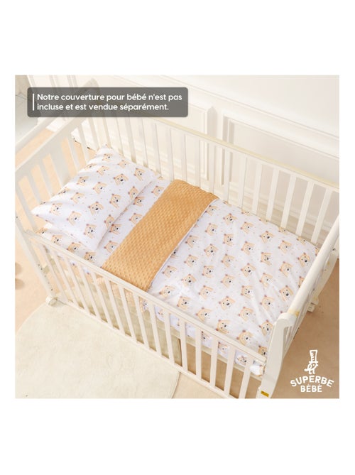 Oreiller avec taie inclus - Coton OEKO-TEX | SUPERBE BEBE - Kiabi