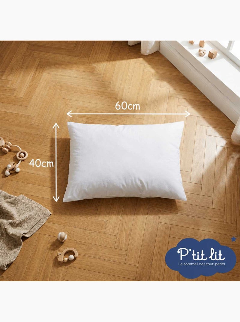 Oreiller Bébé | Coussin Enfant 40x60 Blanc - Kiabi