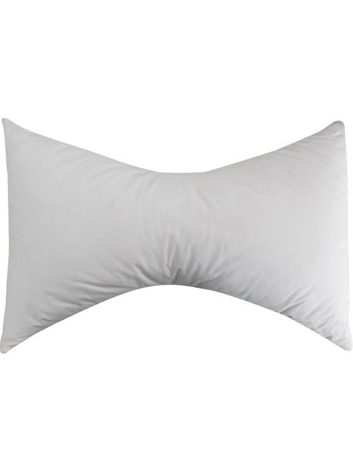 Oreiller cervical en fibre Fermeté moyenne Housse en coton - Kiabi Oreiller cervical en fibre Fermeté moyenne Housse en coton - Kiabi