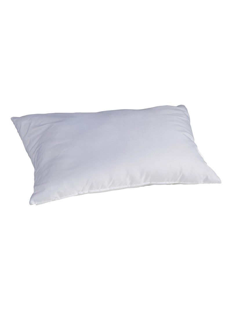 Oreiller confort enveloppe coton Blanc - Kiabi