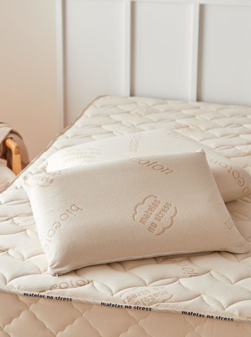 Oreiller confort : latex et coton bio N/A - Kiabi