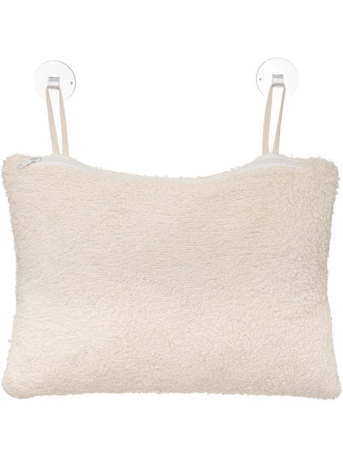 Oreiller de bain coton fixation ventouse - Kiabi Oreiller de bain coton fixation ventouse - Kiabi