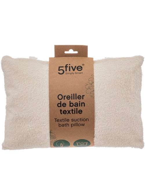 Oreiller de bain coton fixation ventouse - Kiabi Oreiller de bain coton fixation ventouse - Kiabi