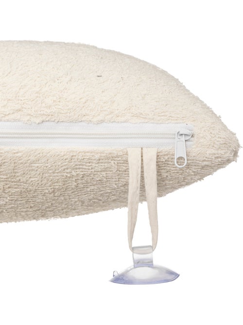 Oreiller de bain coton fixation ventouse - Kiabi Oreiller de bain coton fixation ventouse - Kiabi