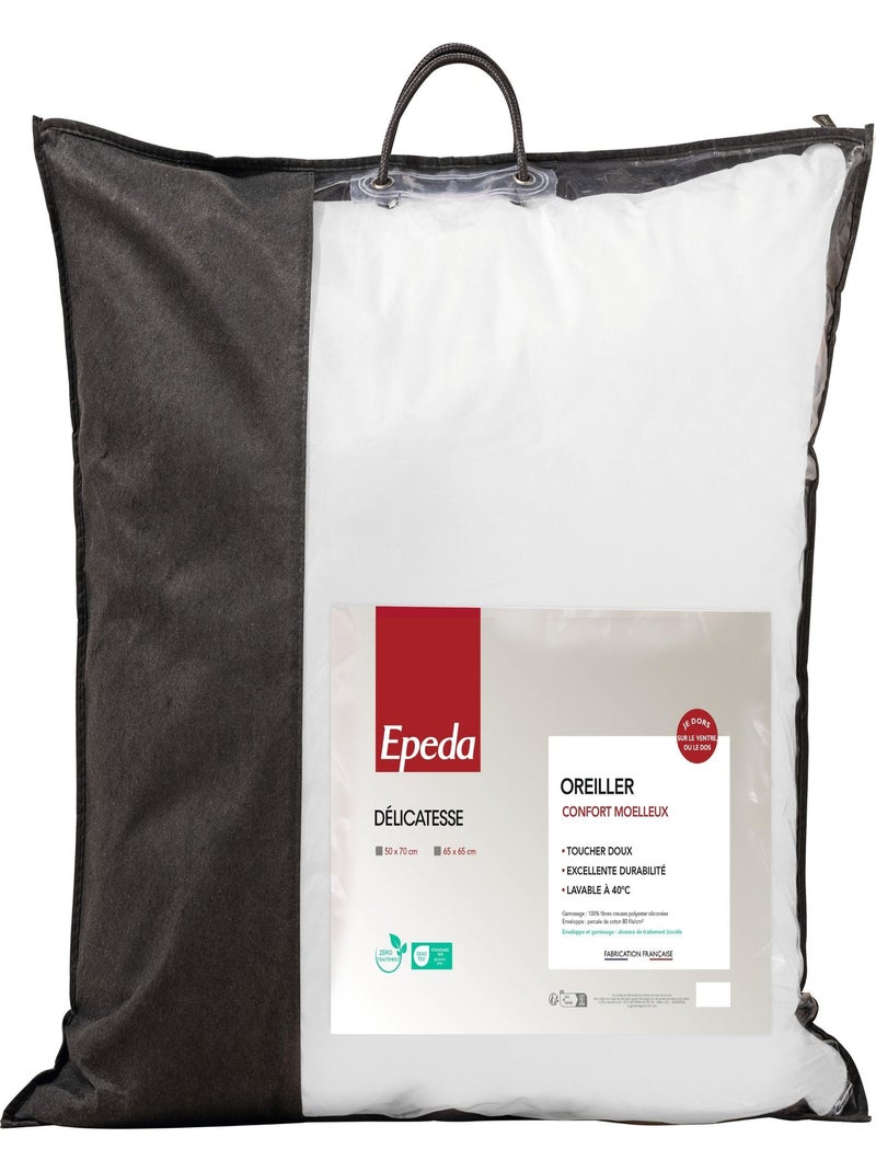 Oreiller Délicatesse Blanc - Kiabi