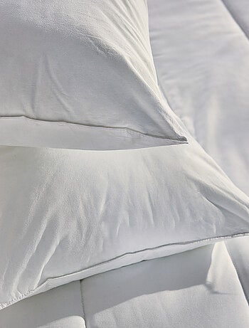 Oreiller d'hôtel 40x135cm | PIKOLIN HOME | Fibre | Toucher doux | Dormir sur le côté