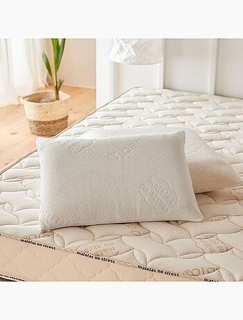 Oreiller douillet : bloc latex et viscose de bambou