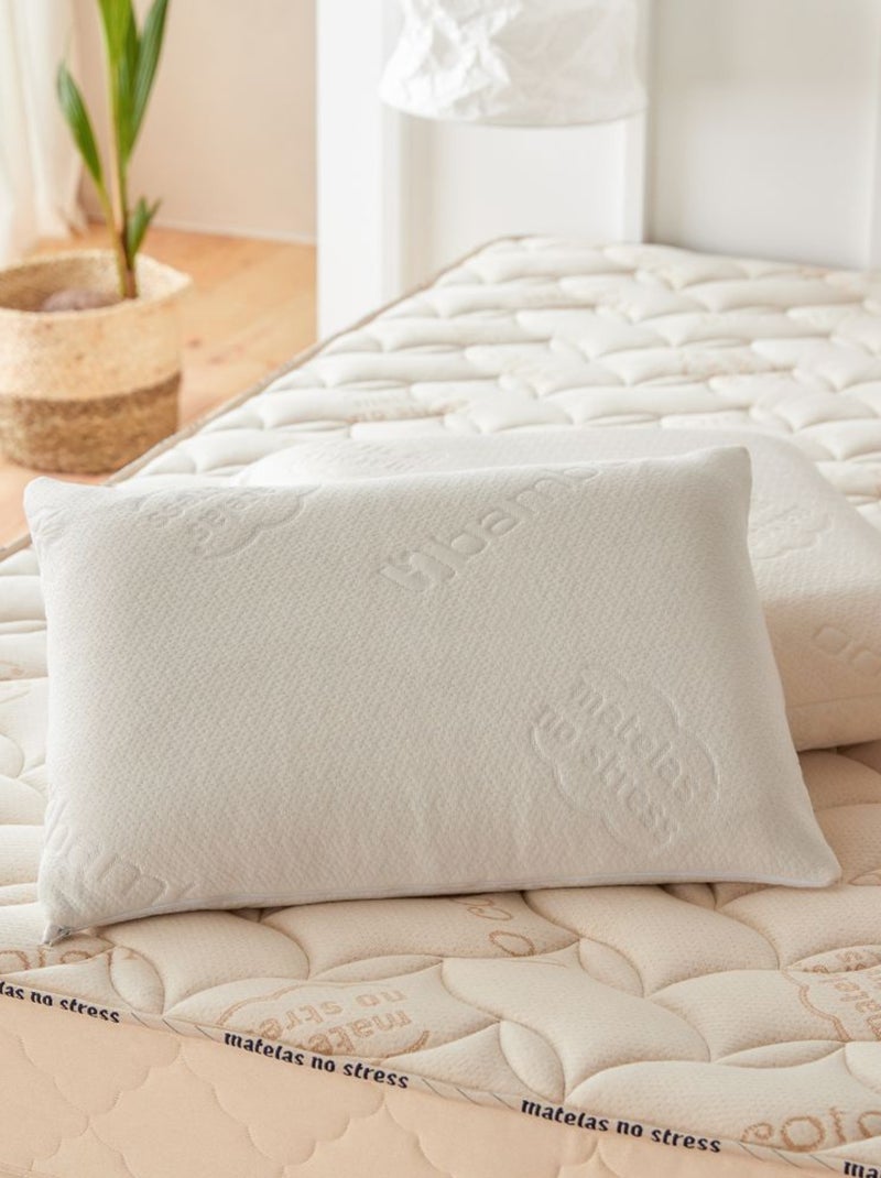 Oreiller douillet : bloc latex et viscose de bambou N/A - Kiabi