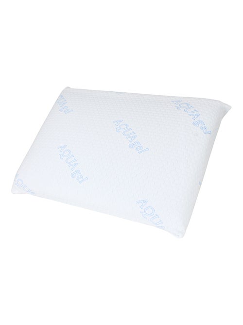 Oreiller DOZZA mousse à mémoire de forme moulée Aquagel - Kiabi Oreiller DOZZA mousse à mémoire de forme moulée Aquagel - Kiabi