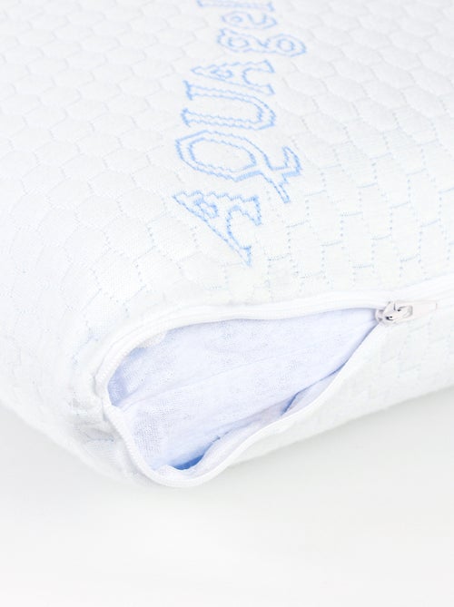 Oreiller DOZZA mousse à mémoire de forme moulée Aquagel - Kiabi Oreiller DOZZA mousse à mémoire de forme moulée Aquagel - Kiabi