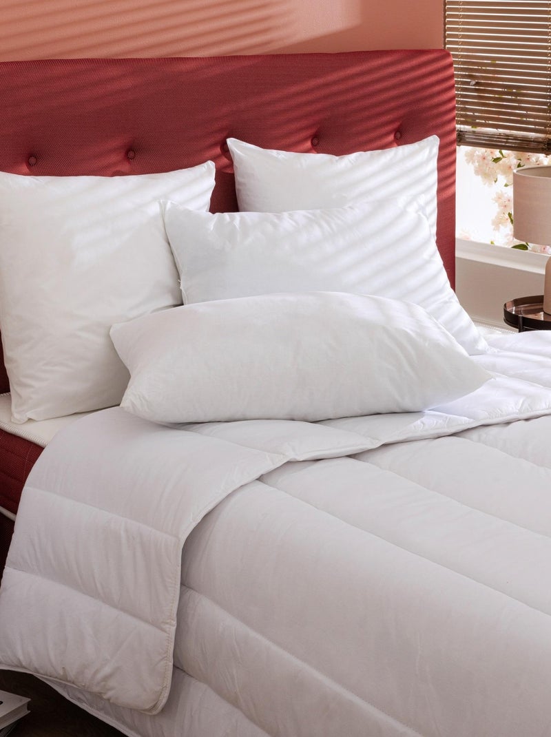 Oreiller éco naturel moelleux Blanc - Kiabi