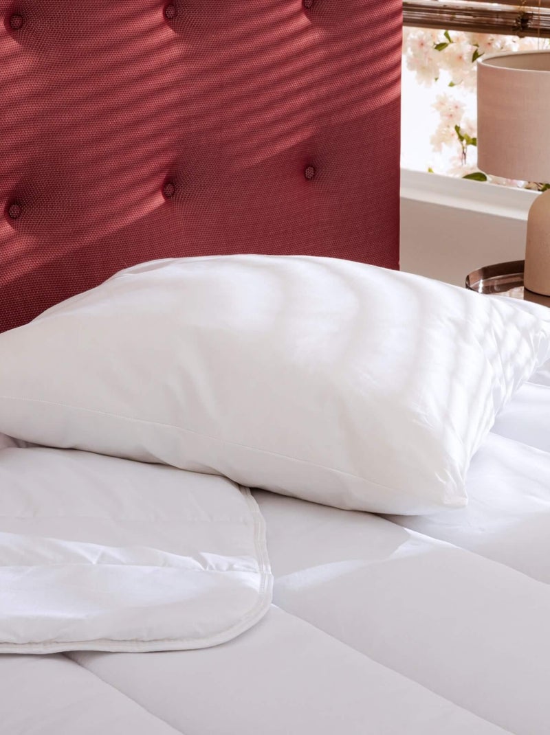 Oreiller éco naturel moelleux Blanc - Kiabi