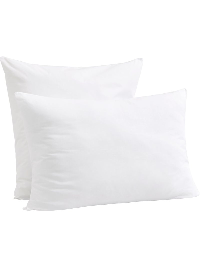 Oreiller éco naturel moelleux (lot de 2) Blanc - Kiabi
