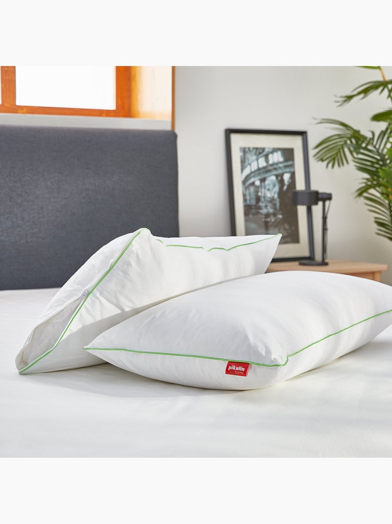 Oreiller en duvet Fermeté Moyenne-Élevée Blanc - Kiabi