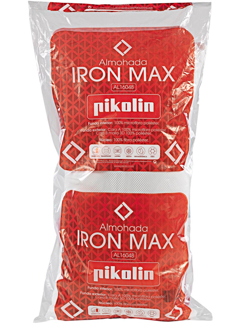 Oreiller en fibre Iron Max Fermeté élevée Hypoallergénique Blanc - Kiabi