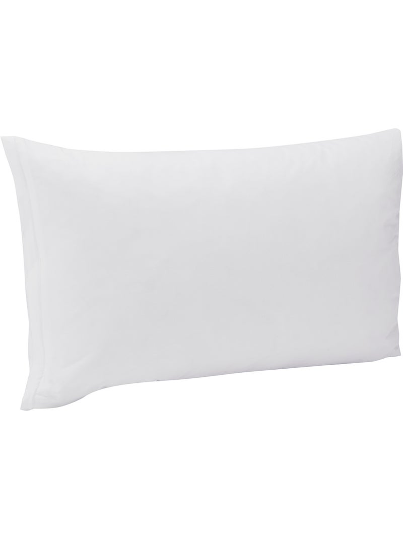 Oreiller en Plumes Fermeté faible Housse en coton Blanc - Kiabi