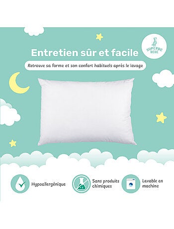 Oreiller enfant 33x45 | SUPERBE BEBE