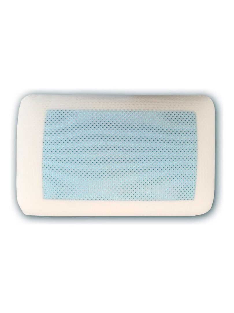 Oreiller ergonomique rafraîchissant gel box - Blanc - Kiabi - 32.90€