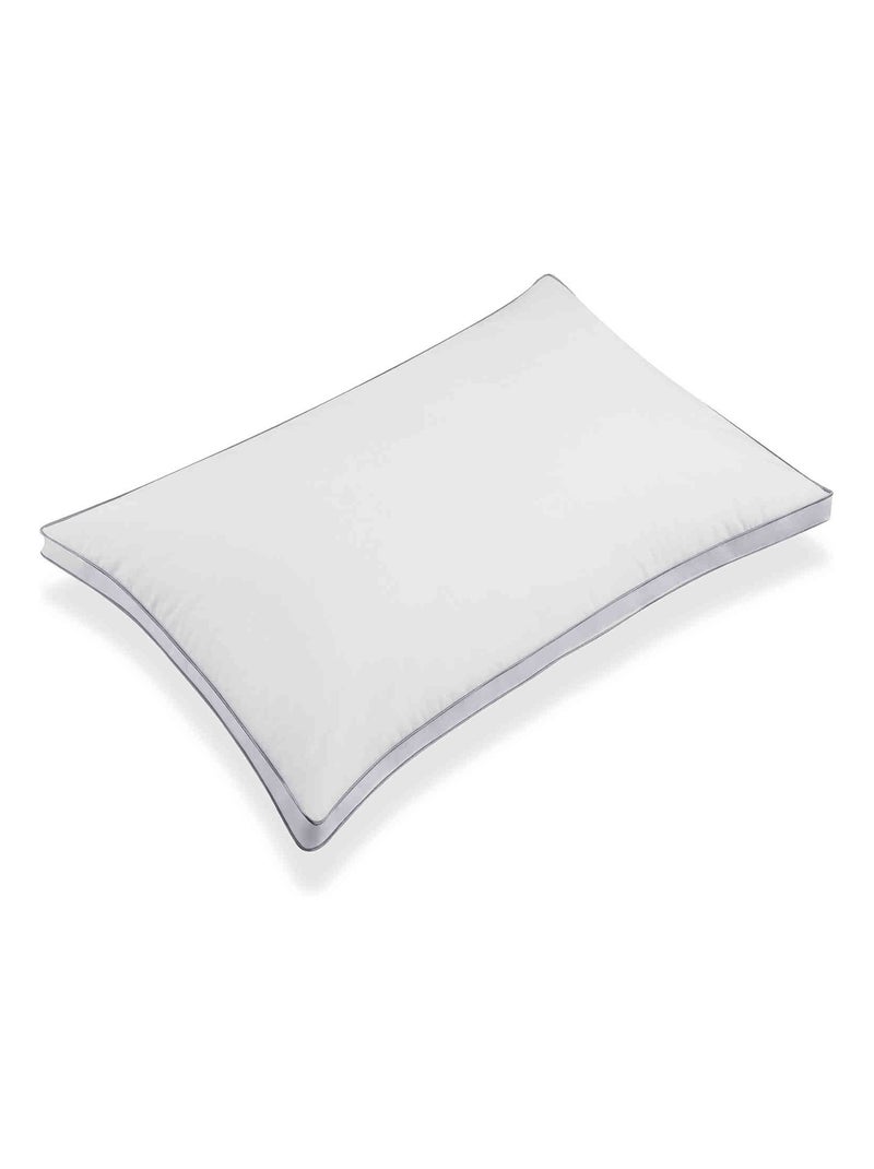 Oreiller ferme percale MICROGEL (lot de 2) N/A - Kiabi