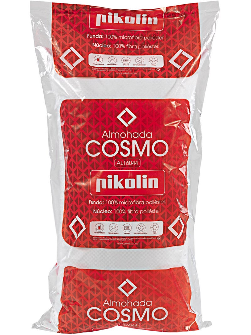 Oreiller Fibre Cosmo Fermeté moyenne Hypoallergénique Blanc - Kiabi