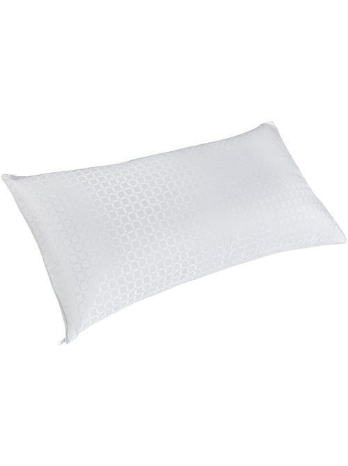 Oreiller Fibre Iron Fermeté moyenne à élevée Hypoallergénique - Kiabi Oreiller Fibre Iron Fermeté moyenne à élevée Hypoallergénique - Kiabi