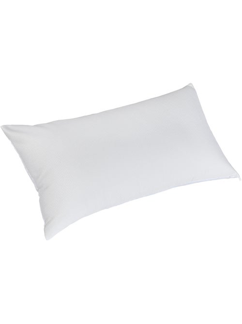 Oreiller Fibre Iron Fermeté moyenne à élevée Hypoallergénique - Kiabi Oreiller Fibre Iron Fermeté moyenne à élevée Hypoallergénique - Kiabi