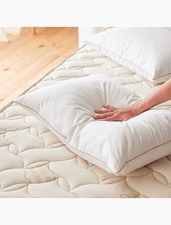 Oreiller gonflant et moelleux effet duvet