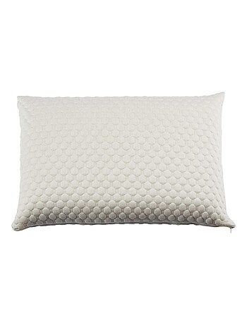 Oreiller latex, housse (lot de 2)