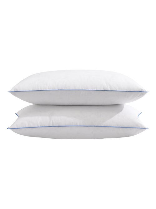 Oreiller moelleux duvet (lot de 2) - Kiabi