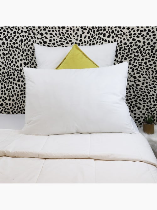 Oreiller moelleux enveloppe coton percale NUAGE - Kiabi