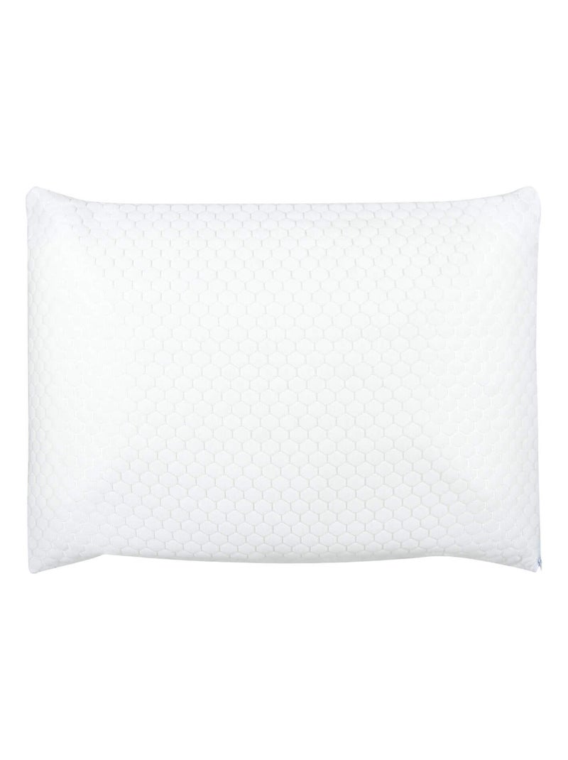 Oreiller moelleux mémoire de forme Blanc - Kiabi