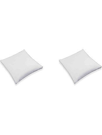 Oreiller moelleux percale microgel (lot de 2)