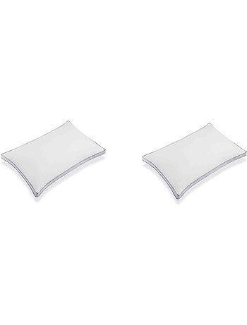 Oreiller moelleux percale microgel (lot de 2)