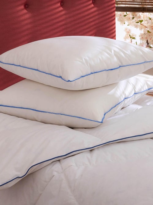 Oreiller moelleux/ferme duvet antiallergènes - Kiabi