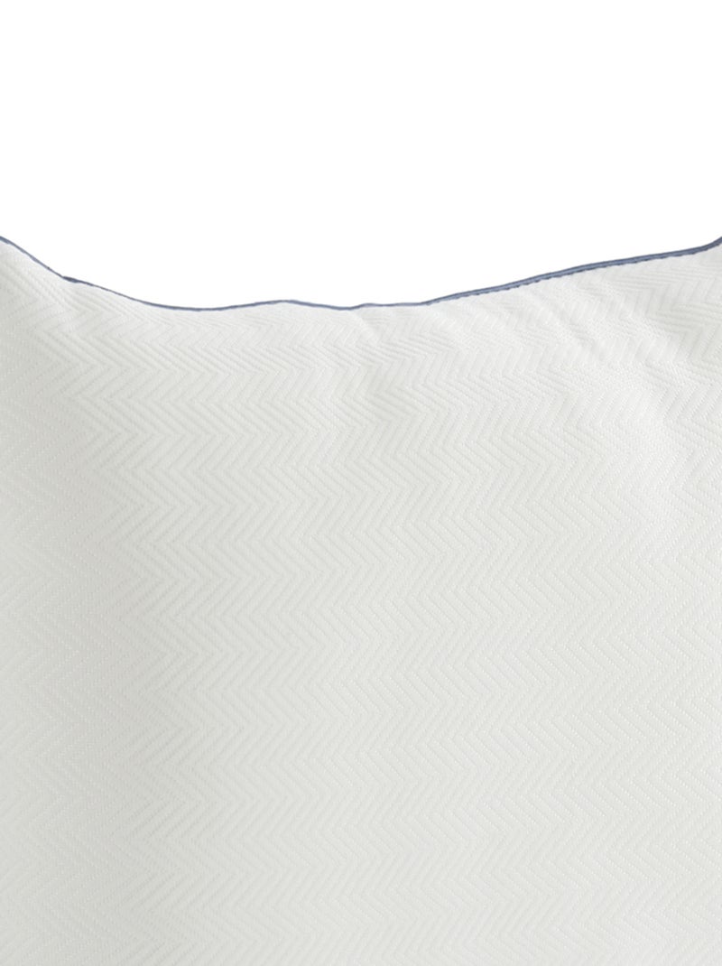 Oreiller motif chevrons - Ferme - DUNLOPILLO Blanc - Kiabi