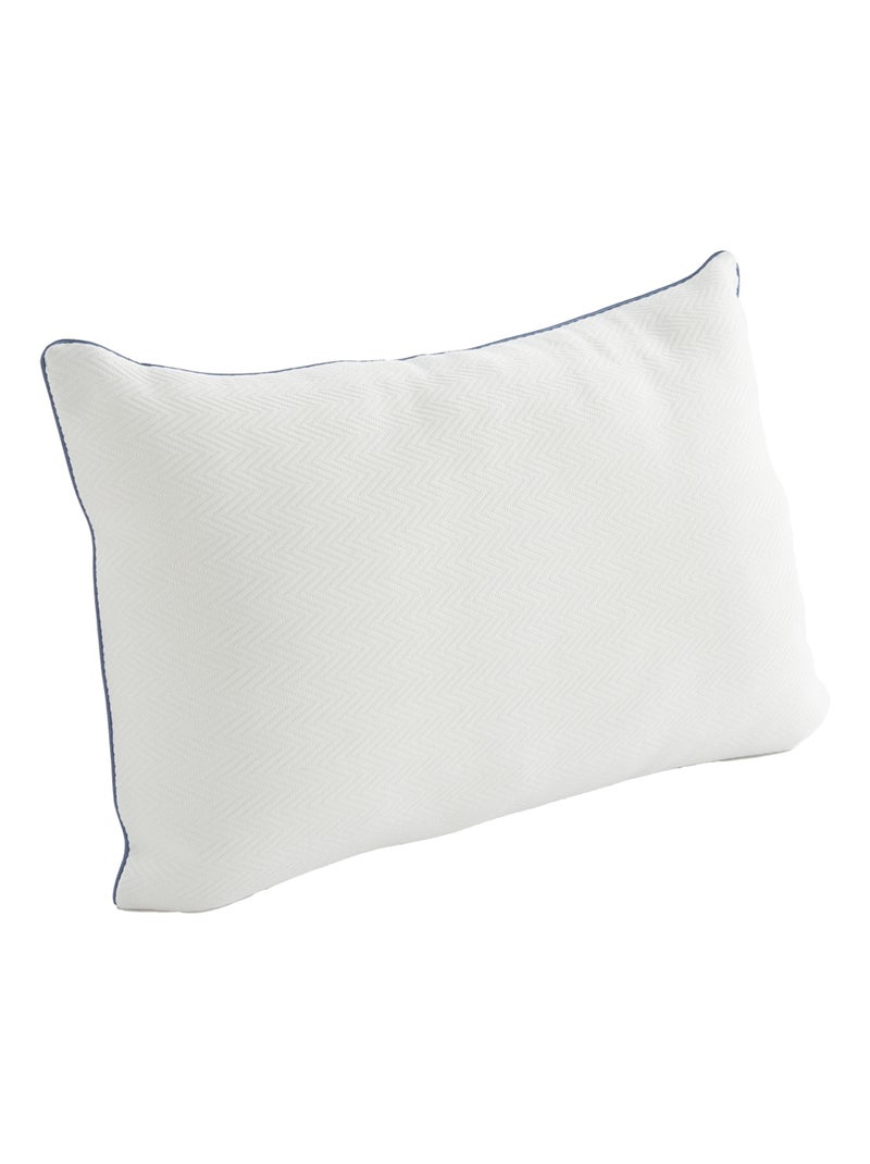 Oreiller motif chevrons - Ferme - DUNLOPILLO Blanc - Kiabi
