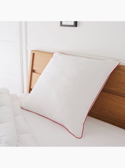 Oreiller Naturel - Garnissage Plume et Duvet - Enveloppe 100% Coton - Gonflant et Moelleux - Kiabi