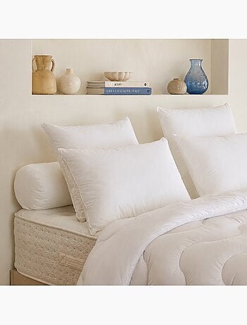 Oreiller naturel 80% duvet de canard - moelleux - dodo